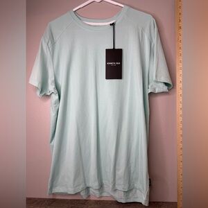 Kenneth Cole New York Mens Medium T Shirt Green Short Sleeve Mens L